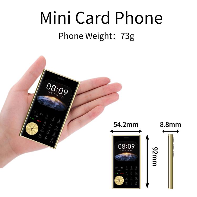V8 Card Mobile Phone, 2.01 inch, MTK6261D, Support Bluetooth, FM, Torch, GSM, Dual SIM (Sky Blue) - free shipping - PMc TechLife - Order now!