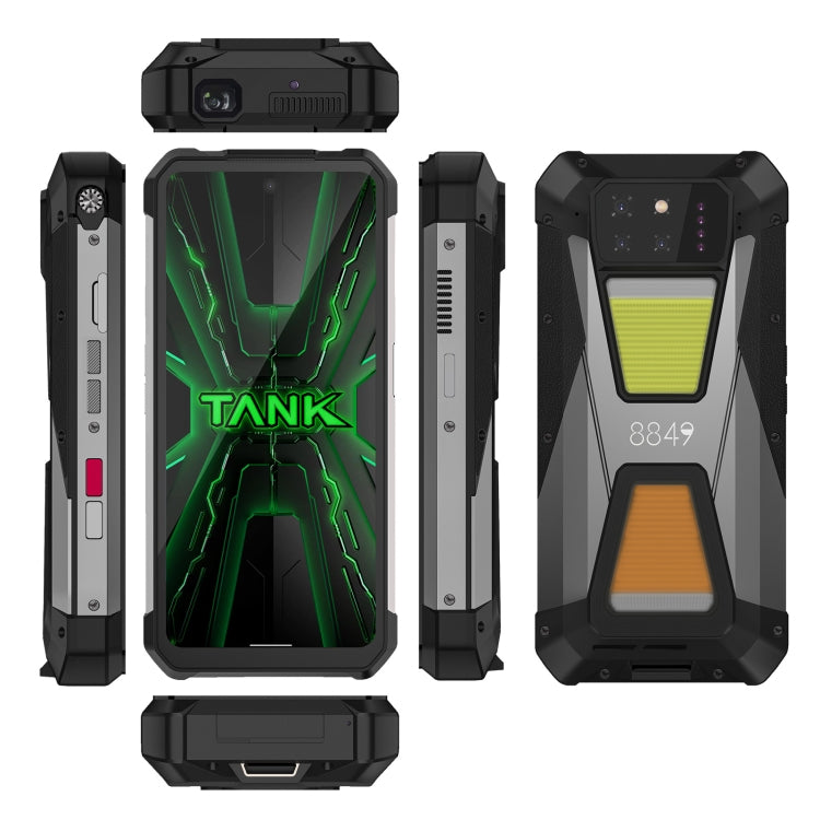 Unihertz 8849 Tank 3S Night Vision Projector Rugged Phone, 16GB+512GB, 6.79 inch Android 14 Dimensity 8200 Octa Core, Network: 5G (Black) - Other by Unihertz | Online Shopping South Africa | PMC Jewellery | Buy Now Pay Later Mobicred