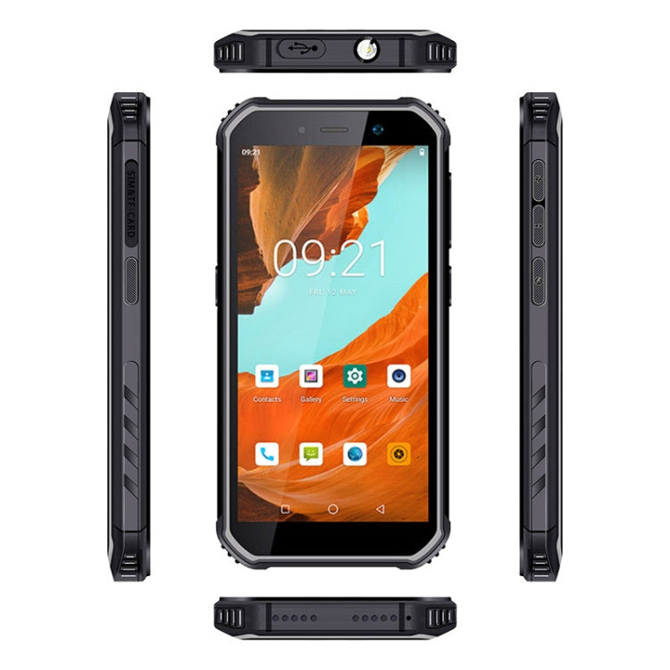 UNIWA F963 Pro Rugged Smart Phone, 6GB+128GB, 5.5 inch Android 13, Unisoc T606 Octa Core, NFC, Fingerprint Unlock, 4G Network, US Plug (Black Grey) - UNIWA by UNIWA | Online Shopping South Africa | PMC Jewellery | Buy Now Pay Later Mobicred