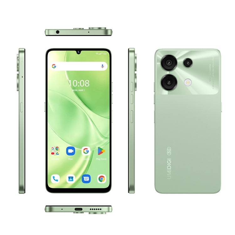 [HK Warehouse] UMIDIGI G9 5G, 6GB+128GB, Side Fingerprint & Face ID Identification, 6.75 inch Android 14 UNISOC T765 Octa Core, Network: 5G (Lake Green) - UMIDIGI by UMIDIGI | Online Shopping South Africa | PMC Jewellery | Buy Now Pay Later Mobicred