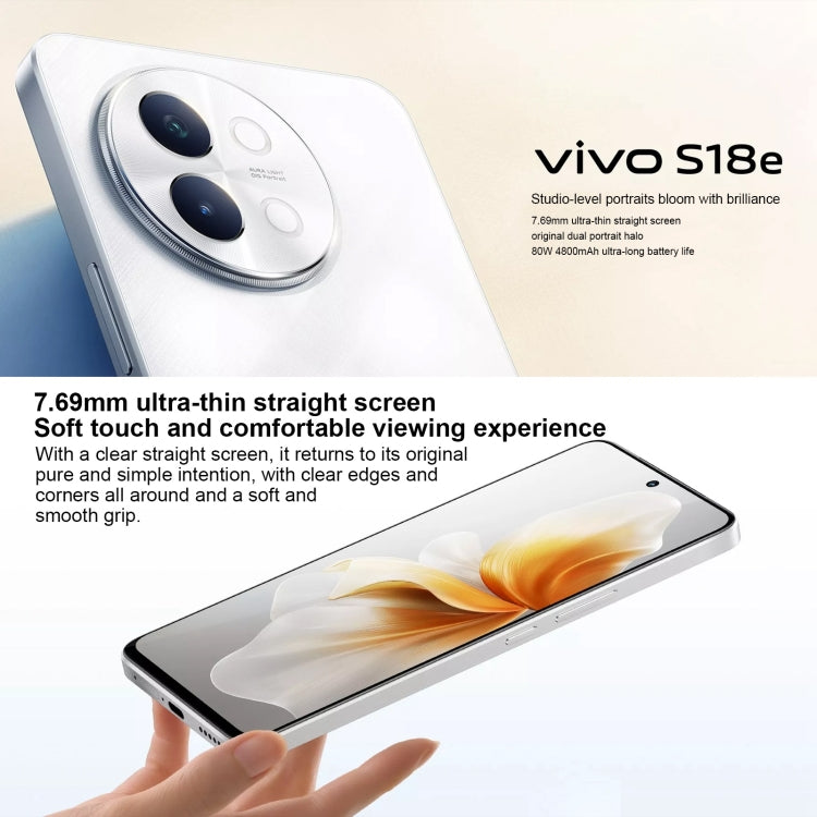 vivo S18e, Dual Back Cameras, 8GB+256GB, Face ID Screen Fingerprint Identification, 6.67 inch Android 14.0 OriginOS 4 Dimensity 7200 Octa Core 2.8GHz, OTG, NFC, Network: 5G, Support Google Play (Purple) - vivo by vivo | Online Shopping South Africa | PMC Jewellery | Buy Now Pay Later Mobicred