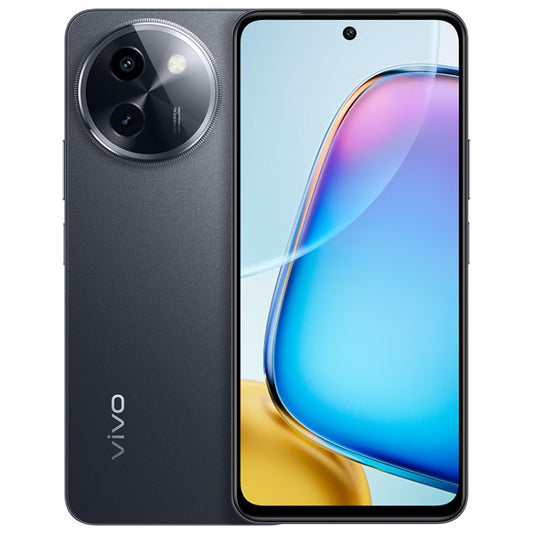 vivo Y200i, Dual Back Cameras, 8GB+256GB, Face ID Screen Fingerprint Identification, 6.72 inch Android 14.0 OriginOS 4 Snapdragon 4 Gen 2 Octa Core 2.2GHz, OTG, Network: 5G, Support Google Play (Black) - vivo by vivo | Online Shopping South Africa | PMC Jewellery | Buy Now Pay Later Mobicred