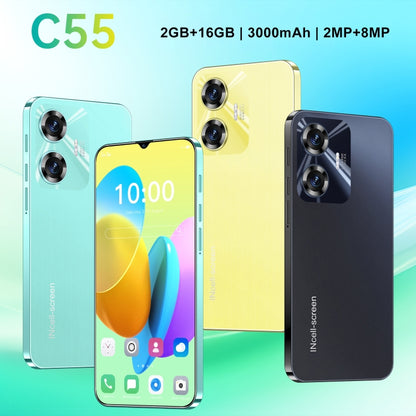 C55 / SDT80, 2GB+16GB, Face Identification, 6.28 inch Screen Android 8.1 MTK6737 Quad Core, Network: 4G, Dual SIM (Gold) -  by PMC Jewellery | Online Shopping South Africa | PMC Jewellery | Buy Now Pay Later Mobicred