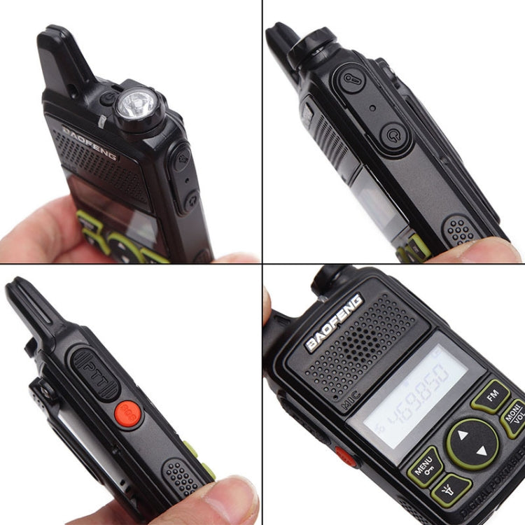 BaoFeng BF-T1 Single Band Radio Handheld Walkie Talkie, UK Plug - free shipping - PMC TechLife - Order now!