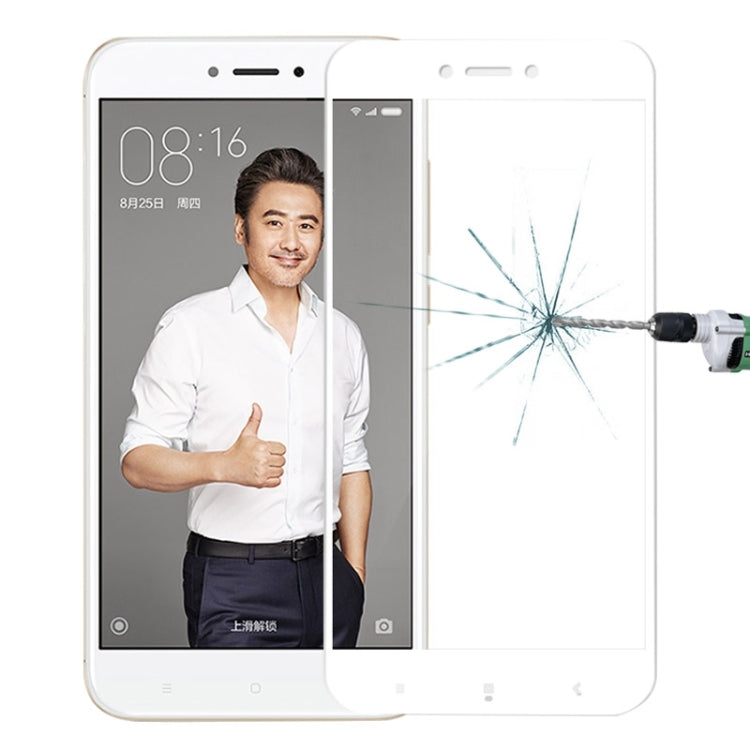 MOFI Xiaomi Redmi 4X 0.3mm 9H Hardness 2.5D Explosion-proof Full Screen Tempered Glass Screen Film(White) -  by MOFI | Online Shopping South Africa | PMC Jewellery | Buy Now Pay Later Mobicred