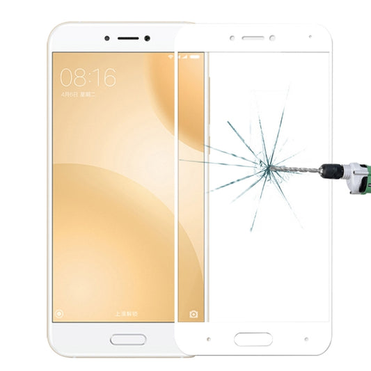 MOFI Xiaomi Mi 5c 0.3mm 9H Hardness 2.5D Explosion-proof Full Screen Tempered Glass Screen Film(White) -  by MOFI | Online Shopping South Africa | PMC Jewellery
