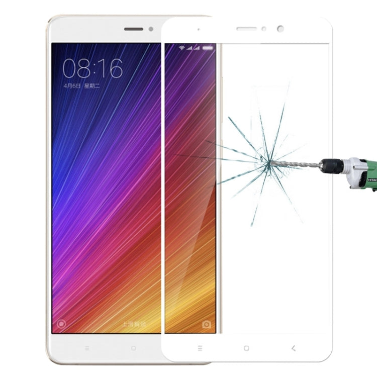 MOFI Xiaomi Mi 5s Plus 0.3mm 9H Hardness 2.5D Explosion-proof Full Screen Tempered Glass Screen Film(White) -  by MOFI | Online Shopping South Africa | PMC Jewellery