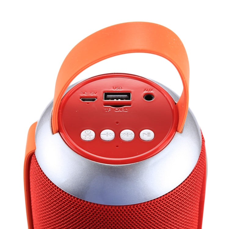 T&G TG112 Portable Bluetooth Speaker, with Mic & FM Radio Function, Support Hands-free & TF Card & U Disk Play(Red) - Desktop Speaker by T&G | Online Shopping South Africa | PMC Jewellery | Buy Now Pay Later Mobicred