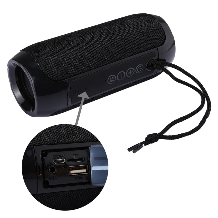 T&G TG117 Portable Bluetooth Stereo Speaker, with Built-in MIC, Support Hands-free Calls & TF Card & AUX IN & FM, Bluetooth Distance: 10m(Black) - Desktop Speaker by T&G | Online Shopping South Africa | PMC Jewellery | Buy Now Pay Later Mobicred