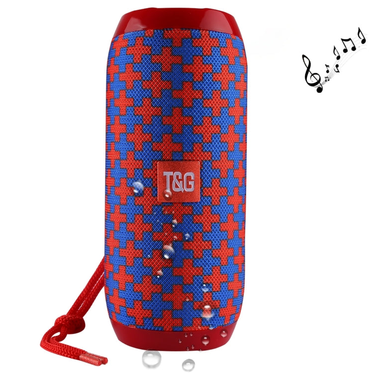 T&G TG117 Portable Bluetooth Stereo Speaker, with Built-in MIC, Support Hands-free Calls & TF Card & AUX IN & FM, Bluetooth Distance: 10m(Red) - Desktop Speaker by T&G | Online Shopping South Africa | PMC Jewellery | Buy Now Pay Later Mobicred