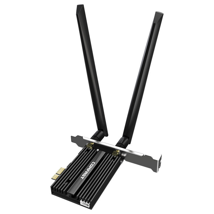 COMFAST CF-AX181 PRO 3000Mbps Tri-band + Bluetooth 5.2 Wireless WiFi6E PCI-E Network Card with Heat Sink - USB Network Adapter by COMFAST | Online Shopping South Africa | PMC Jewellery | Buy Now Pay Later Mobicred