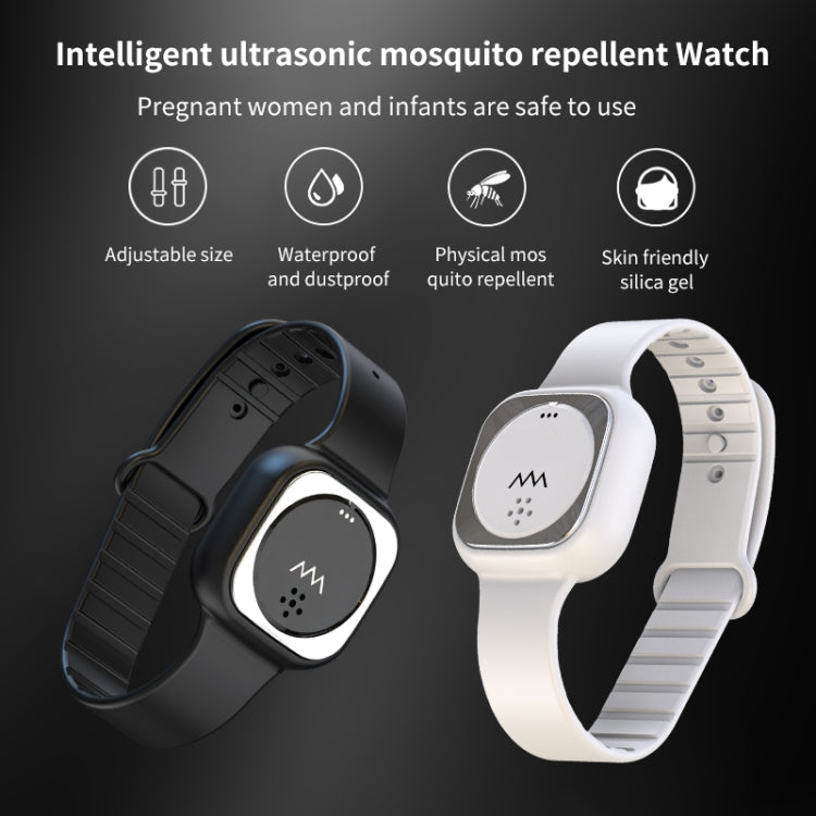 F8 Outdoor Silica Gel Mosquito Repellent Wristband(White) - Repellent Wristband by PMC Jewellery | Online Shopping South Africa | PMC Jewellery | Buy Now Pay Later Mobicred