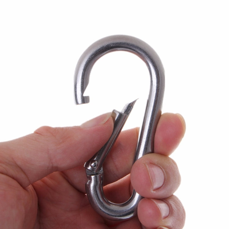 M11 Stainless Steel Carabiner Spring Hook Multi-tool Mountaineering Buckle Lock Camping Hook Rope, Inner Diameter: 10.84mm - Hooks by PMC TechLife | Online Shopping South Africa | PMC TechLife | Buy Now Pay Later Mobicred