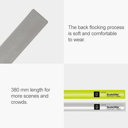 2 PCS Original Xiaomi Youpin Scotchlite Reflective Wristband Safety Reflective Wrist Belt - Wristbands by Xiaomi | Online Shopping South Africa | PMC Jewellery | Buy Now Pay Later Mobicred