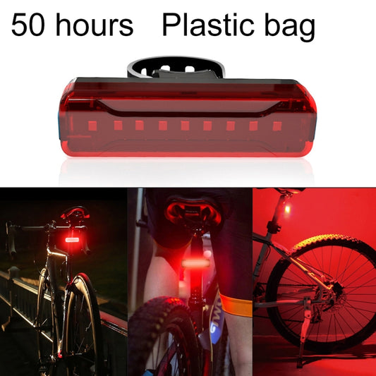 A02 Bicycle Taillight Bicycle Riding Motorcycle Electric Car LED Mountain Bike USB Charging Safety Warning Light (50 Hours, Plastic Bag) - Taillights by PMC Jewellery | Online Shopping South Africa | PMC Jewellery | Buy Now Pay Later Mobicred