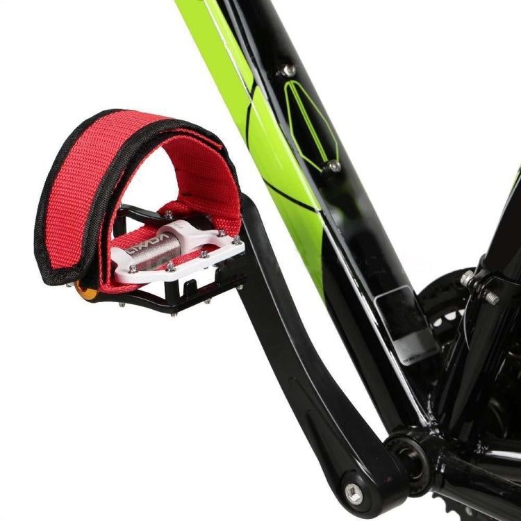 2 PCS Bicycle Pedals Bands Feet Set With Anti-slip Straps Beam Foot(Red) - Pedals by PMC TechLife | Online Shopping South Africa | PMC TechLife