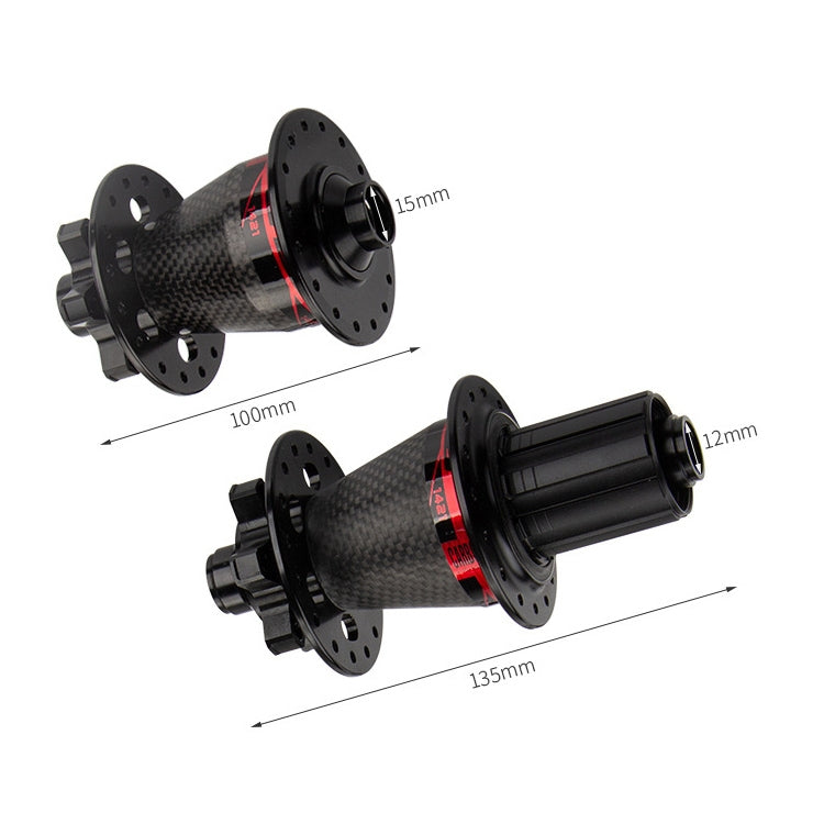 GUB 1421 Carbon Fiber Disc Bike Hub - free shipping - PMc TechLife - Order now!