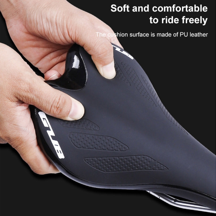 GUB 3083 Microfiber Leather Mountain Road Bike Saddle(Black) - Bicycle Saddle by GUB | Online Shopping South Africa | PMc TechLife | Buy Now Pay Later Mobicred
