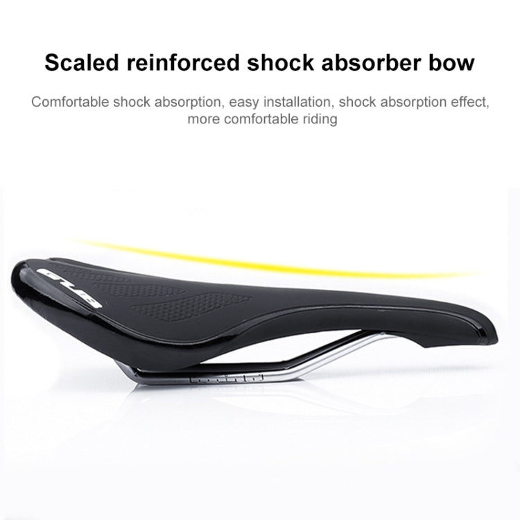 GUB 3083 Microfiber Leather Mountain Road Bike Saddle(Black) - Bicycle Saddle by GUB | Online Shopping South Africa | PMc TechLife | Buy Now Pay Later Mobicred