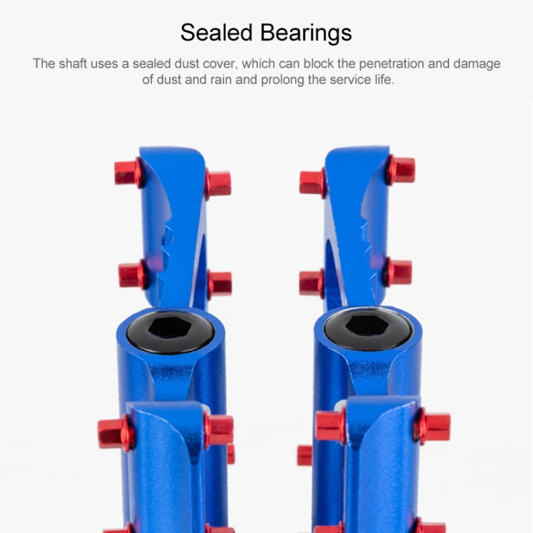 PROMEND PD-M56 1 Pair Mountain Bicycle Aluminum Alloy 3-Bearings Pedals (Blue) - free shipping - PMc TechLife - Order now!