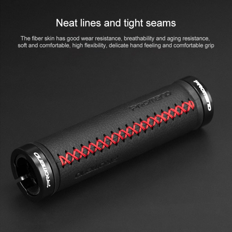 PROMEND GR-501 1 Pair Microfiber Leather Mountain Bicycle Grips Cover(Black Black) - free shipping - PMc TechLife - Order now!