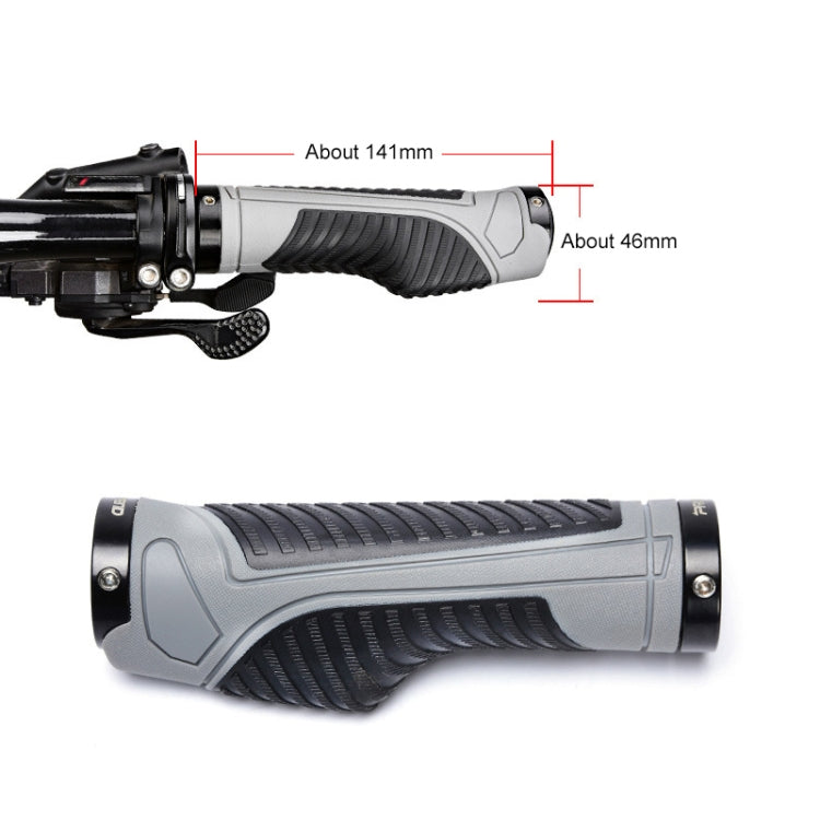 PROMEND GR-504 1 Pair TPR Ergonomic Ball Bicycle Grip Cover (Black Black) - Bicycle Grips by PROMEND | Online Shopping South Africa | PMC TechLife | Buy Now Pay Later Mobicred