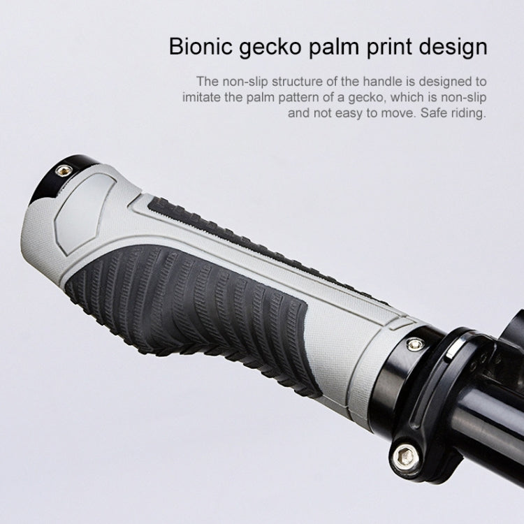 PROMEND GR-504 1 Pair TPR Ergonomic Ball Bicycle Grip Cover (Black Black) - Bicycle Grips by PROMEND | Online Shopping South Africa | PMC TechLife | Buy Now Pay Later Mobicred