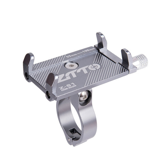 ZTTO Mountain Bike Bicycle Phone Holder Handlebar Frame Motorcycle Riding Bracket (Silver) - Holders by ZTTO | Online Shopping South Africa | PMC Jewellery | Buy Now Pay Later Mobicred