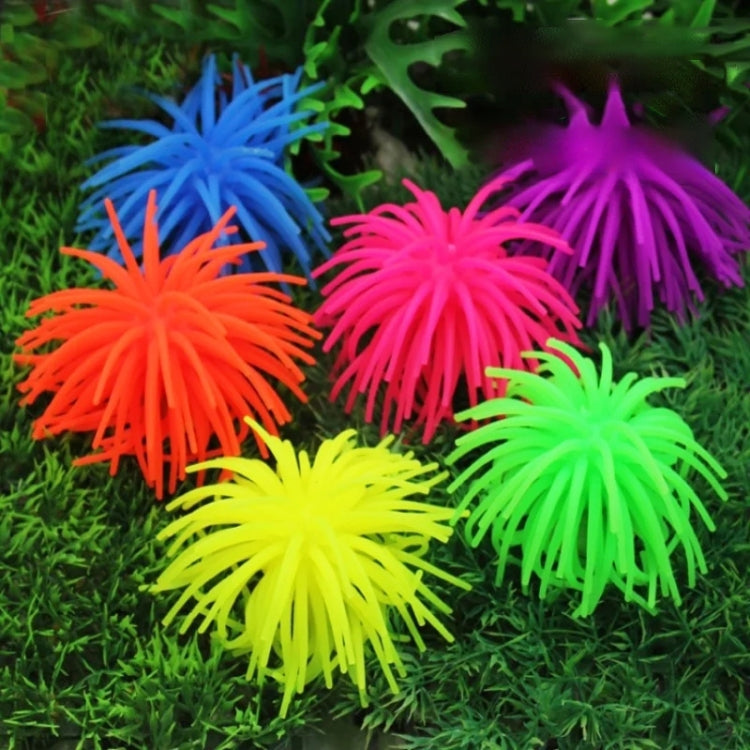 Aquarium Articles Decoration TPR Simulation Sea Urchin Ball Coral, Size: L, Diameter: 13cm(Pink) - free shipping - PMc TechLife - Order now!