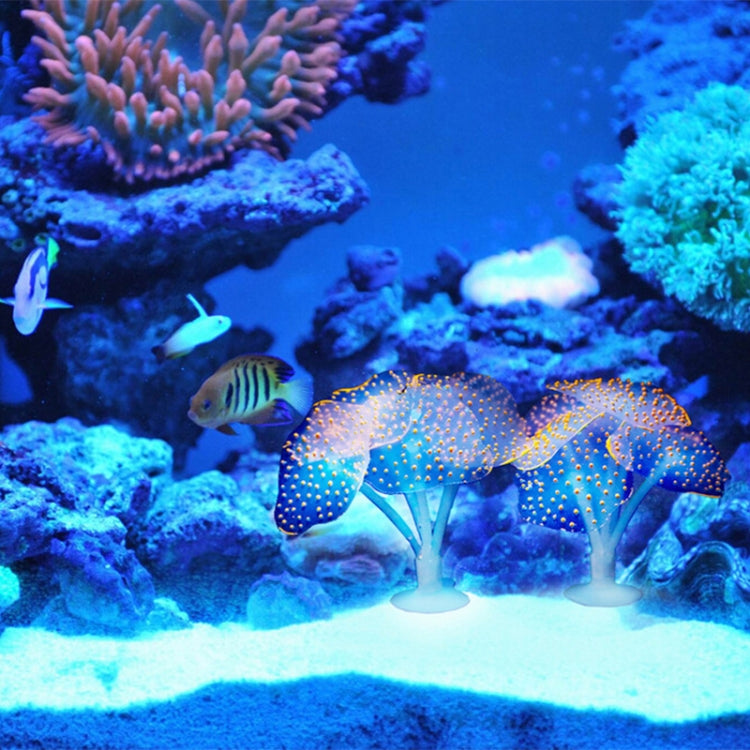 Aquarium Articles Decoration Silicone Simulation Fluorescent Sucker Jellyfish, Size: 10*10*9cm(Orange) - Fish Tank Decoration by PMc TechLife | Online Shopping South Africa | PMc TechLife | Buy Now Pay Later Mobicred