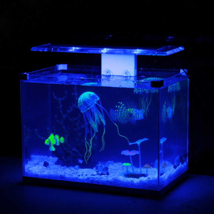 Aquarium Articles Decoration Silicone Simulation Fluorescent Sucker Jellyfish, Size: 8*20cm(Purple) - free shipping - PMc TechLife - Order now!