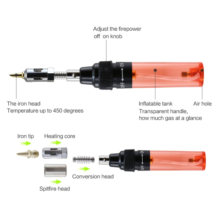 BEST Butane Gas Soldering Iron Pen (Random Color Delivery ) - Electric Soldering Iron by BEST | Online Shopping South Africa | PMC TechLife | Buy Now Pay Later Mobicred