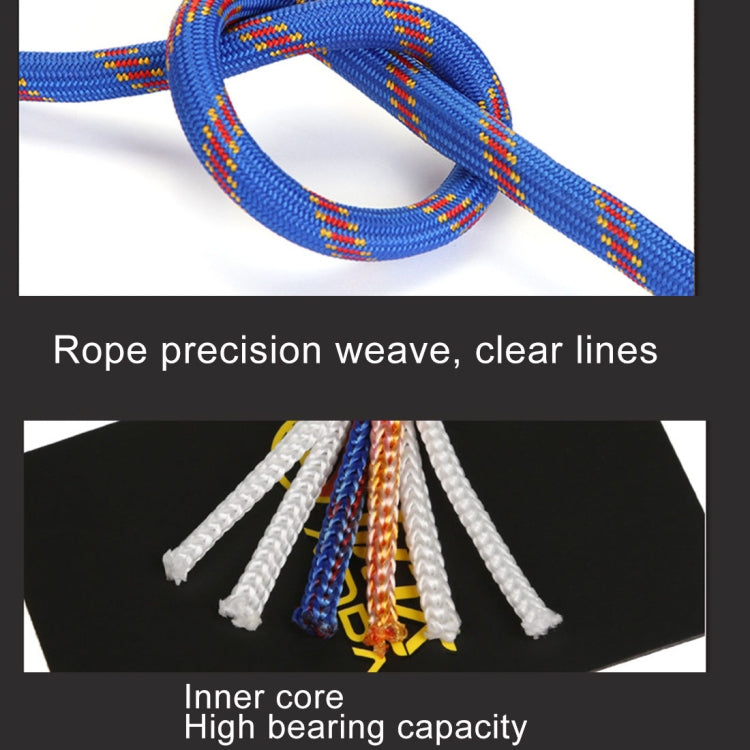 Climbing Auxiliary Rope Static Rope Safety Rescue Rope, Length: 10m Diameter: 10mm(Blue) - Paratroopers Ropes by PMc TechLife | Online Shopping South Africa | PMc TechLife | Buy Now Pay Later Mobicred