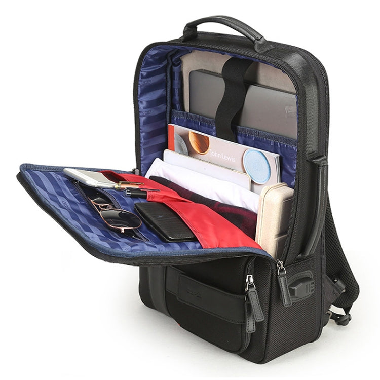 Bopai 751-006561 Large Capacity Business Casual Breathable Laptop Backpack with External USB Interface, Size: 29 x 16 x 44cm(Black) - free shipping - PMC Jewellery - Order now!