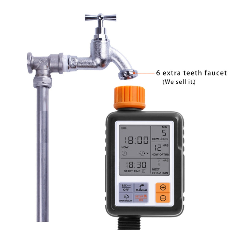 Universal LCD Screen Sprinkler Controller Outdoor Garden Solenoid Valve Timer Automatic Watering Device Irrigation Tool - Watering & Irrigation by PMc TechLife | Online Shopping South Africa | PMc TechLife | Buy Now Pay Later Mobicred
