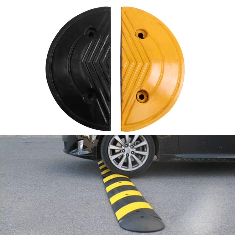 Pair Of Special Round Heads For Rubber Speed Bumps, Diameter: 35cm - Speed Bumps by PMC Jewellery | Online Shopping South Africa | PMC Jewellery