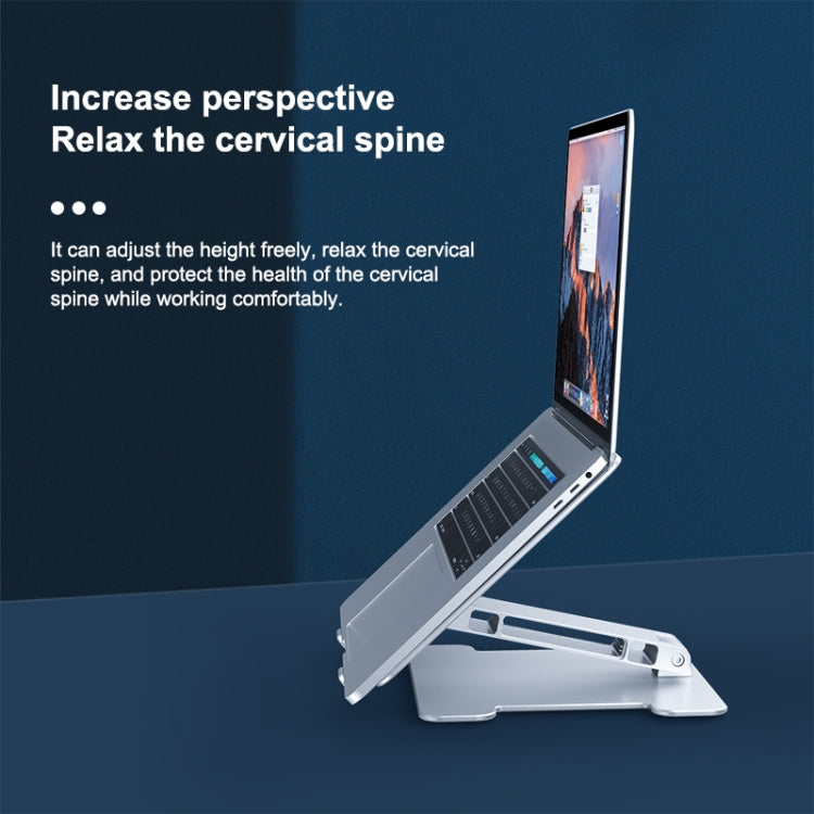 ORICO LST-T1 Aluminum Alloy Laptop Notebook Heightening Folding Stand Holder - free shipping - PMC Jewellery - Order now!