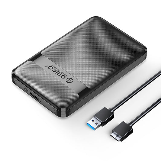 ORICO 2577U3-V1 Grid Texture Design 2.5 inch USB3.0 Micro-B Hard Drive Enclosure Box(Black) - HDD Enclosure by ORICO | Online Shopping South Africa | PMC Jewellery | Buy Now Pay Later Mobicred