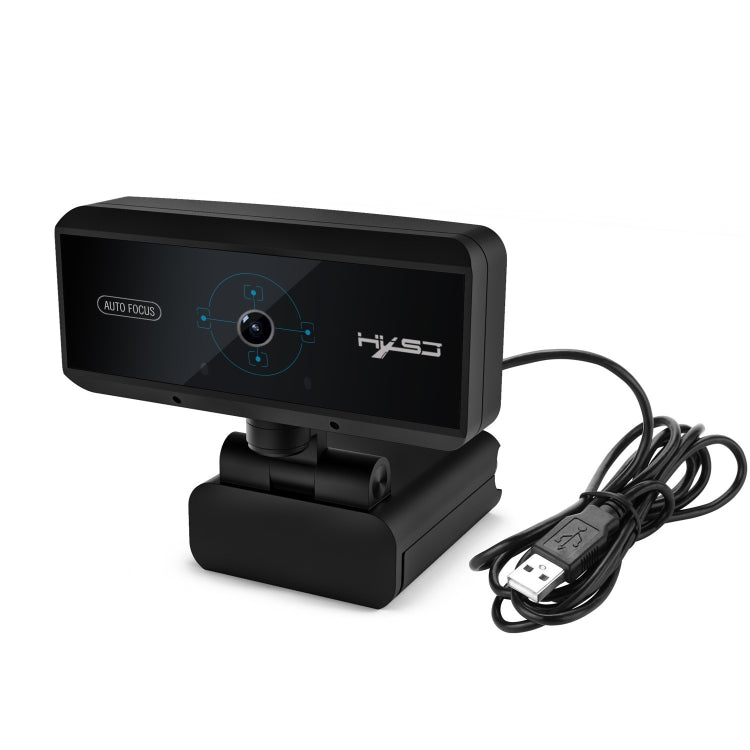 HXSJ S3 500W 1080P Adjustable 180 Degree HD Automatic Focus PC Camera with Microphone(Black) - free shipping - PMC Jewellery - Order now!