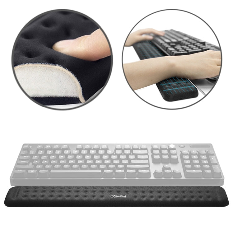 Mechanical Keyboard Wrist Rest Memory Foam Mouse Pad, Size : L (Black) - Mouse Pads by PMC Jewellery | Online Shopping South Africa | PMC Jewellery | Buy Now Pay Later Mobicred