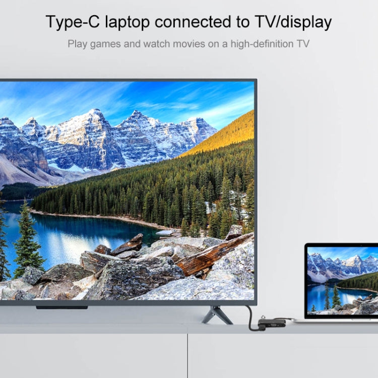 7585B 3 in 1 Micro USB / 8 Pin / Type-C to VGA / HDTV / AV Adapter Mobile HD Screen Player (White) - free shipping - PMC Jewellery - Order now!