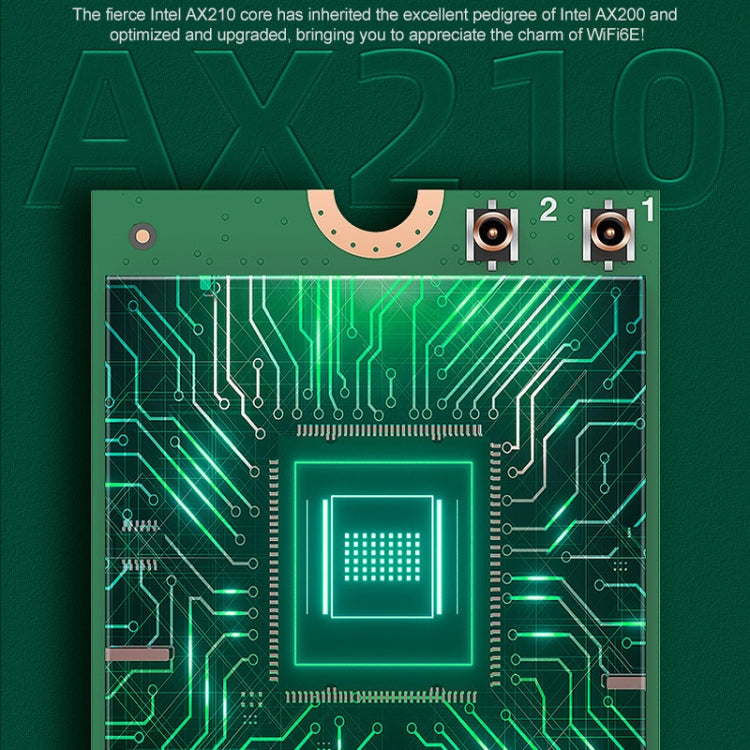 COMFAST AX210 vPro-M 5374Mbps Bluetooth 5.2 Tri-band Wireless Network Card - free shipping - PMC Jewellery - Order now!