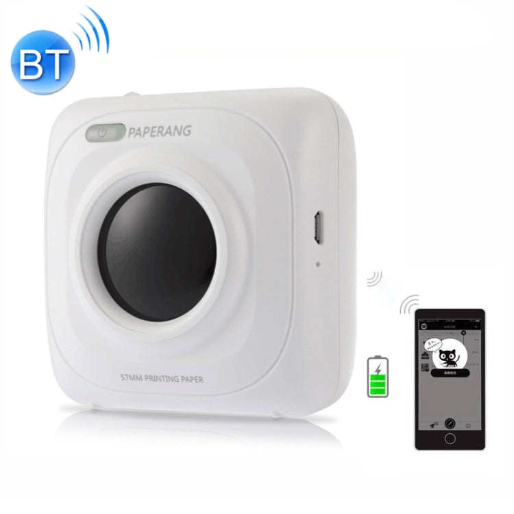 PAPERANG P1 Portable ABS Bluetooth 4.0 Printer Thermal Photo Phone Wireless Connection Printer - Printer by PMC TechLife | Online Shopping South Africa | PMC TechLife | Buy Now Pay Later Mobicred