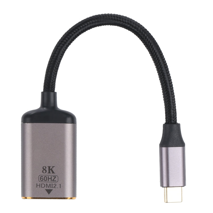 8K 60Hz HDMI Female to USB-C / Type-C Male Adapter Cable - Cable & Adapters by PMC TechLife | Online Shopping South Africa | PMC TechLife