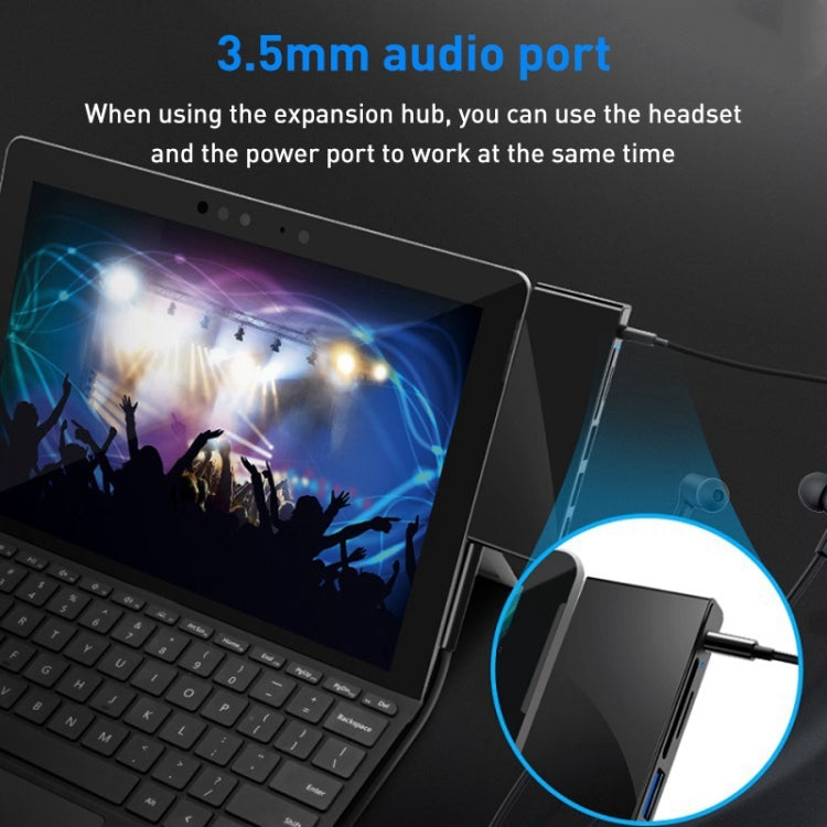 Rocketek SGO772 Type-C to USB3.0 / HDMI HUB Adapter for Surface Pro GO - free shipping - PMC Jewellery - Order now!