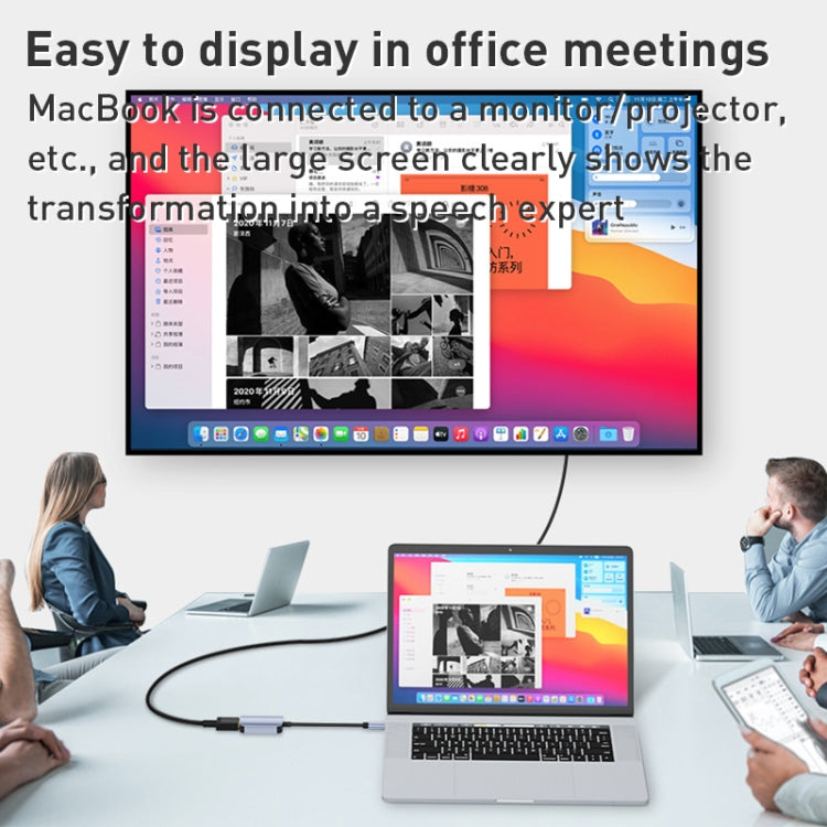 BYL-2006A USB-C/Type-C to HDTV 4K Converter Cable (Silver) - free shipping - PMC Jewellery - Order now!