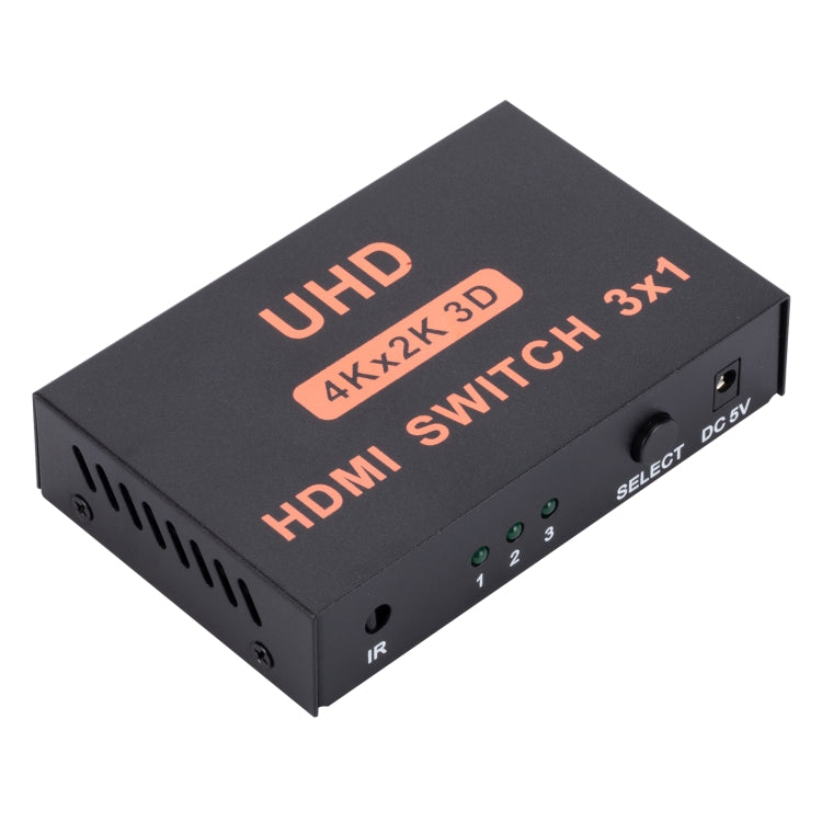 HDMI Switch 3 into 1 out 4Kx2K HD Video Switch, with Remote Control - Switch by PMC Jewellery | Online Shopping South Africa | PMC Jewellery | Buy Now Pay Later Mobicred