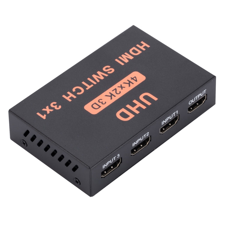 HDMI Switch 3 into 1 out 4Kx2K HD Video Switch, with Remote Control - Switch by PMC Jewellery | Online Shopping South Africa | PMC Jewellery | Buy Now Pay Later Mobicred