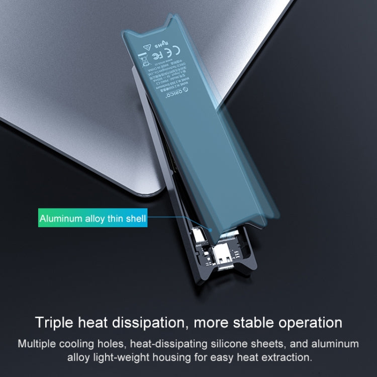 ORICO PBM2 NVMe M.2 SSD Case Type C USB 3.1 Enclosure Hard Drive Disk Box (10Gbps) - free shipping - PMC Jewellery - Order now!