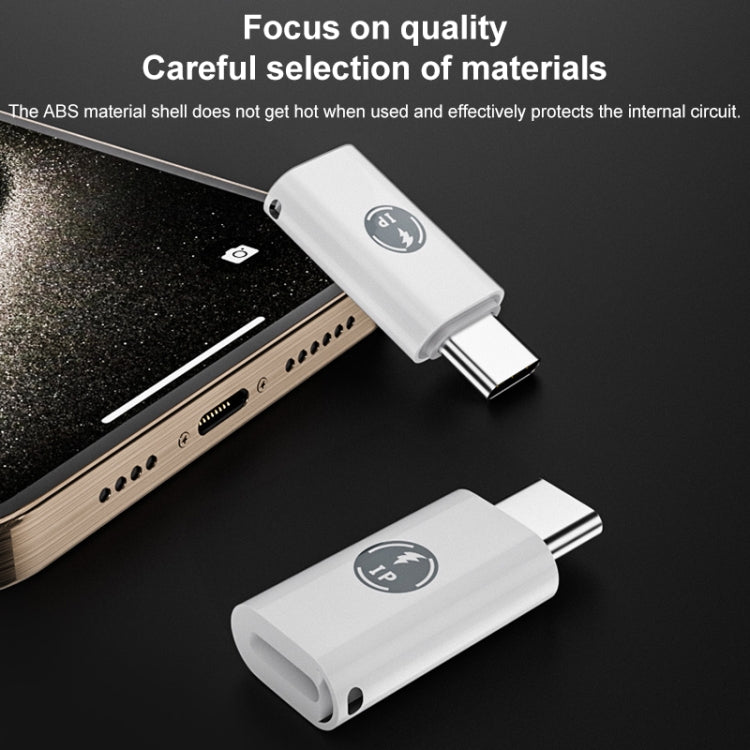 USB-C / Type-C Male to 8 Pin Female ABS Charging Adapter - Converter & Adapter by PMC Jewellery | Online Shopping South Africa | PMC Jewellery | Buy Now Pay Later Mobicred